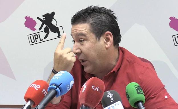 Luis Mariano Santos, en rueda de prensa este martes. 