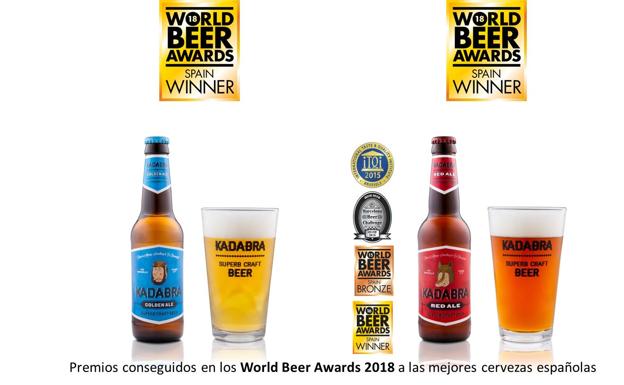 Las cervezas de Kadabra premiadas.