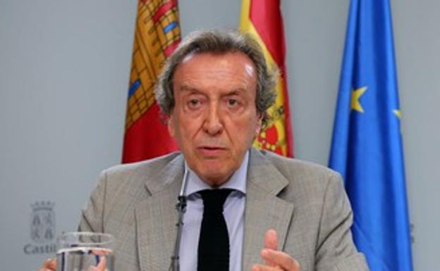 José Antonio de Santiago-Juárez, vicepresidente de la Junta de Castilla y León, este jueves..
