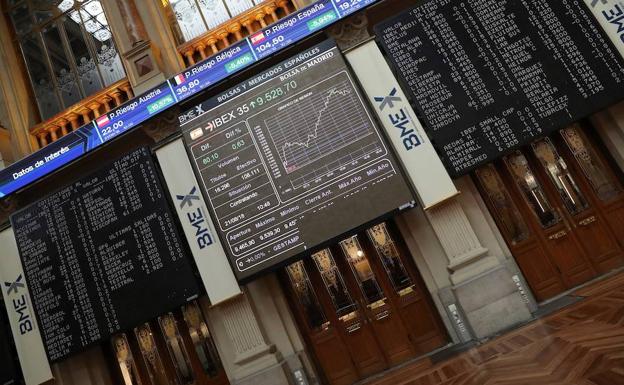 Sede de la Bolsa en Madrid. 