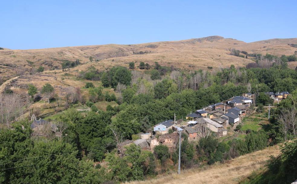 Localidad de Forna, un año después del incendio de La Cabrera. 