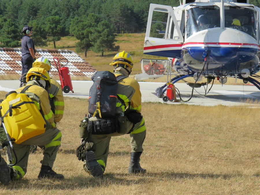 Fotos: El trabajo en la base de Camposagrado