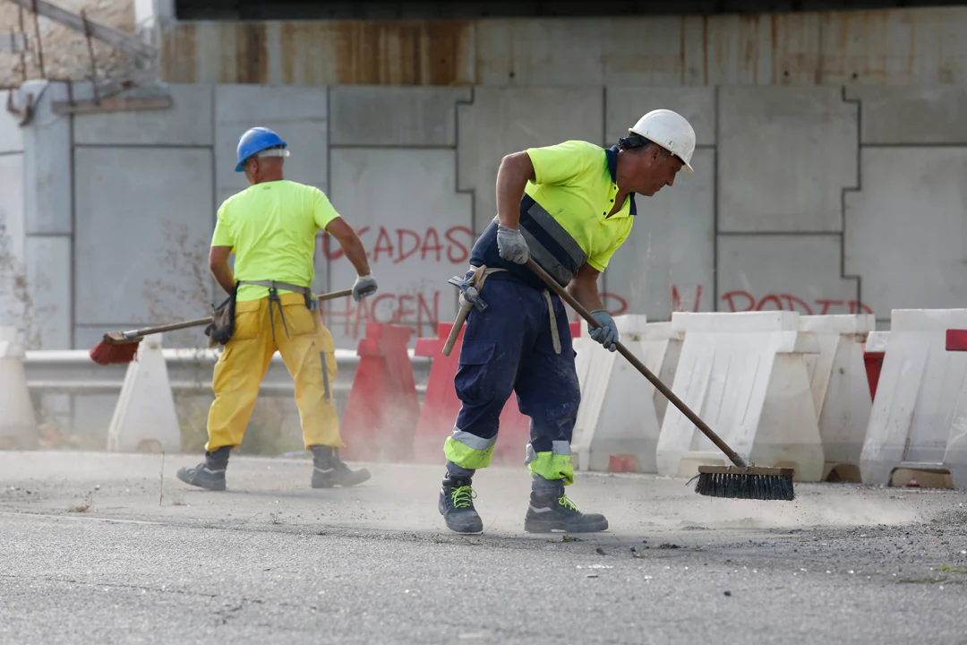 El vehículo impactó contra uno de los pilares de los nuevos accesos al PEPA