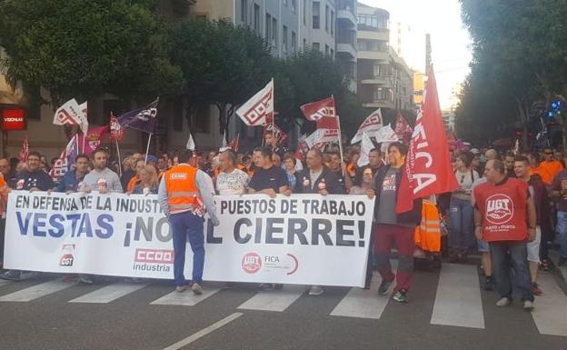 Cabecera de la manifestación.