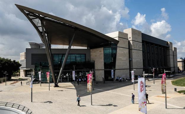 Vista del Centro de Convenciones de Tel Aviv, donde se celebrará Eurovisión 2019.