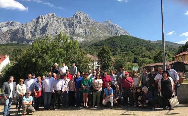 Hugo Morán en la jornada sobre el centenario del Parque Nacional de Picos de Europa impulsada por el PSOE leonés. 