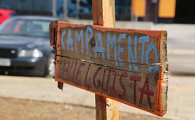 Campamento permanente de Vestas. 