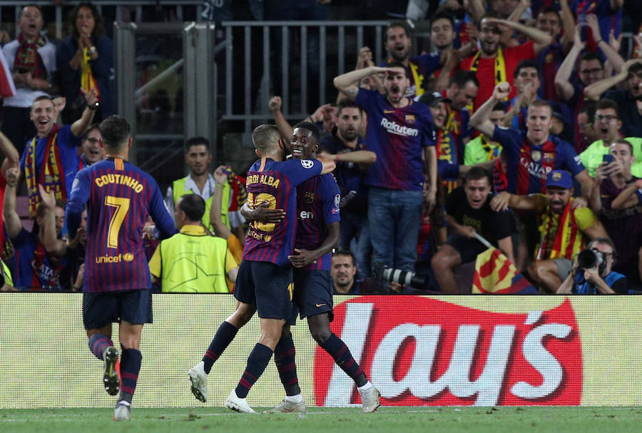 Fotos: El Barcelona-PSV, en imágenes