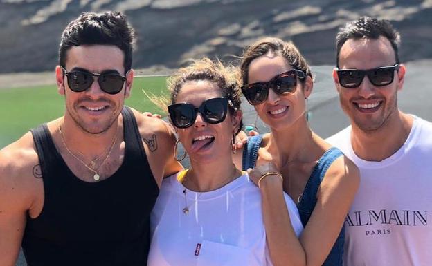 Mario Casas, Blanca Suáerez, Lorena Van Heerde y Rafik Dehni. 