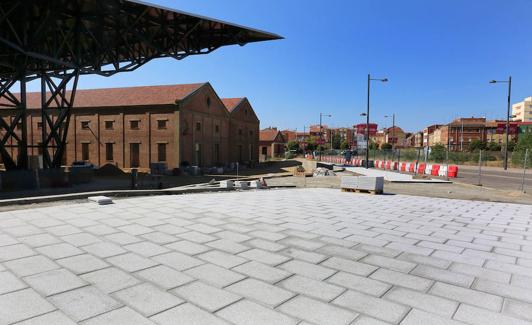 Parte exterior del Palacio de Exposiciones.