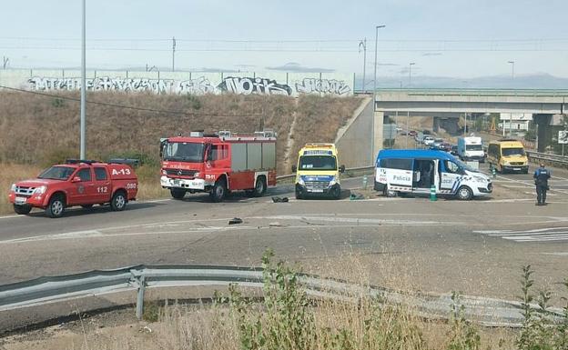 Imagen del lugar del accidente.