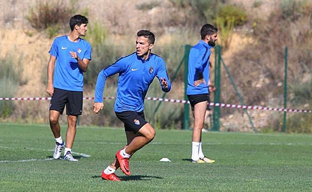 Entrenamiento de la Ponferradina.