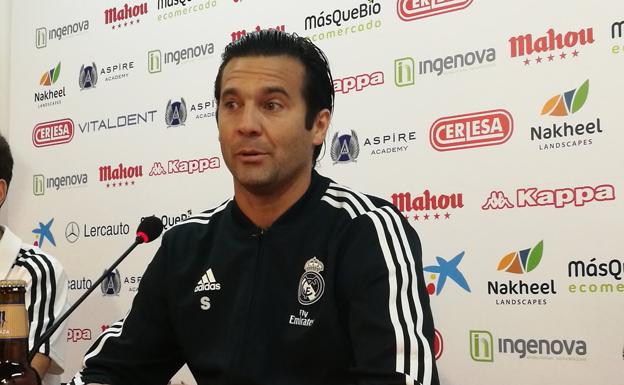 El entrenador del Castilla.