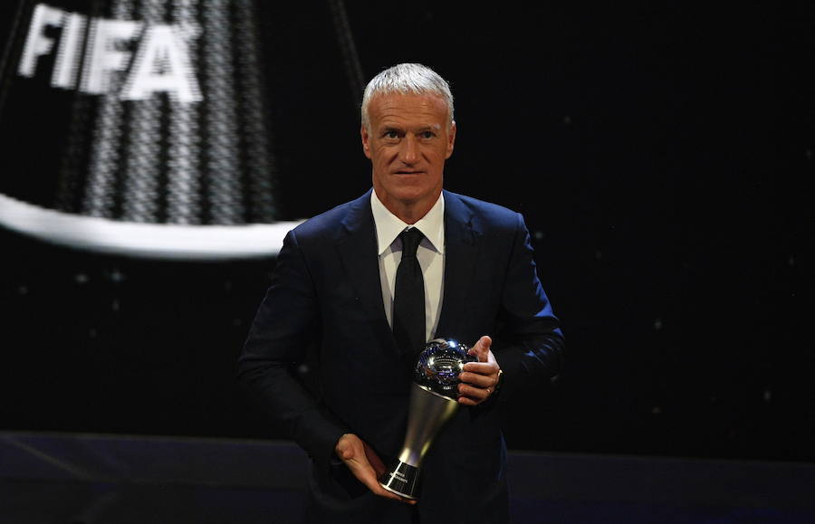 Didier Deschamps, elegido mejor entrenador. 