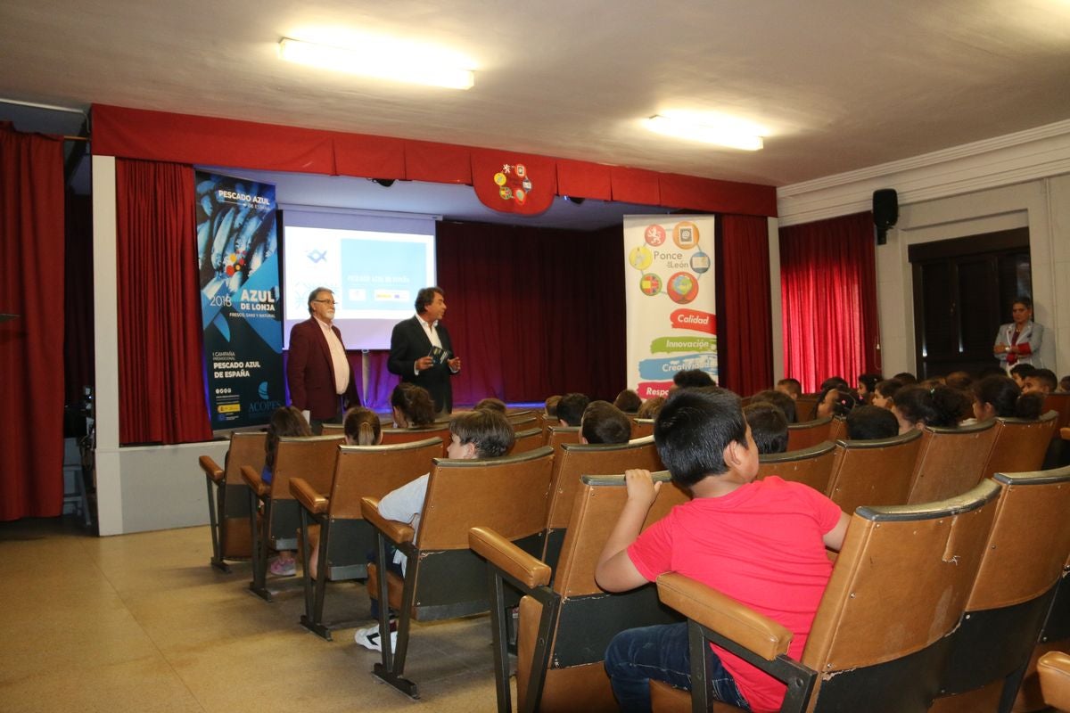 Fotos: El pescado presente en los comedores escolares leoneses