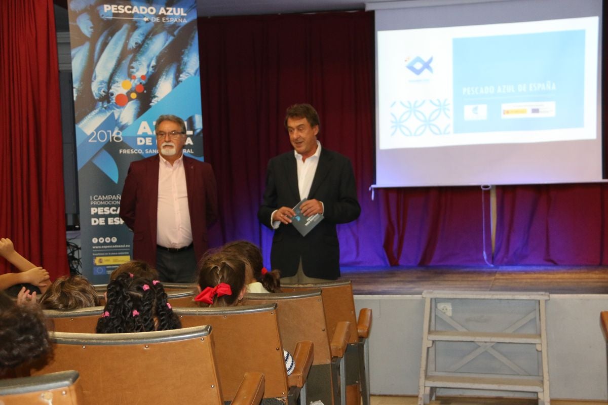 Fotos: El pescado presente en los comedores escolares leoneses