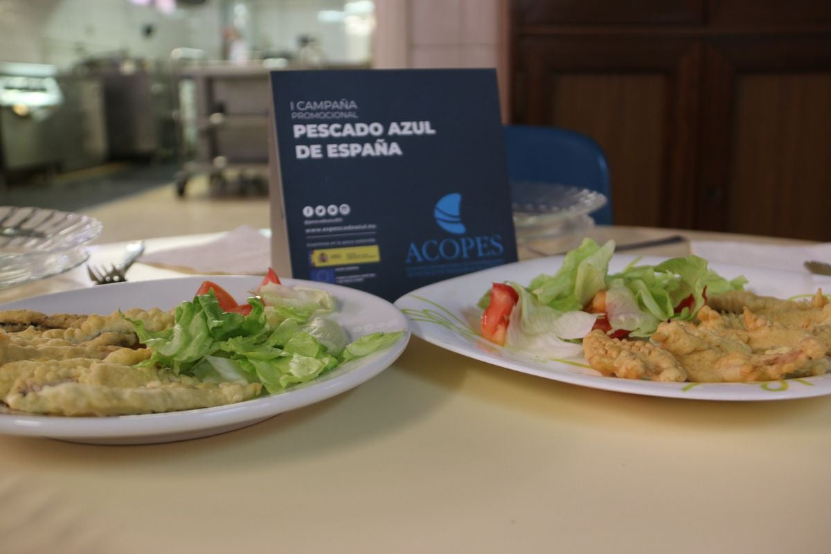 Fotos: El pescado presente en los comedores escolares leoneses