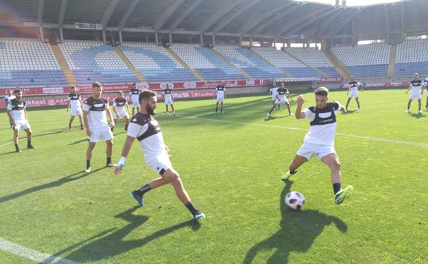 Entrenamiento del equipo esta semana.