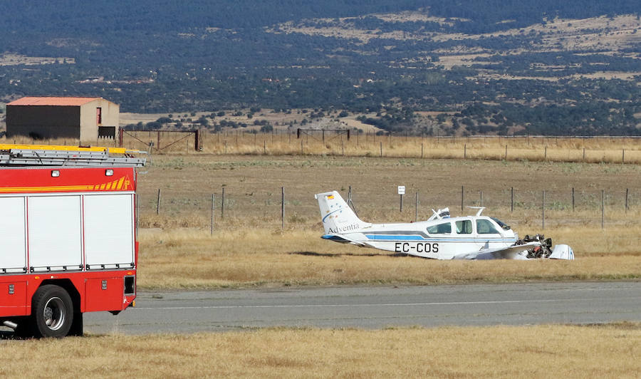 Fotos: Sin un rasguño, tras estrellarse con su avioneta en Fuentemilanos