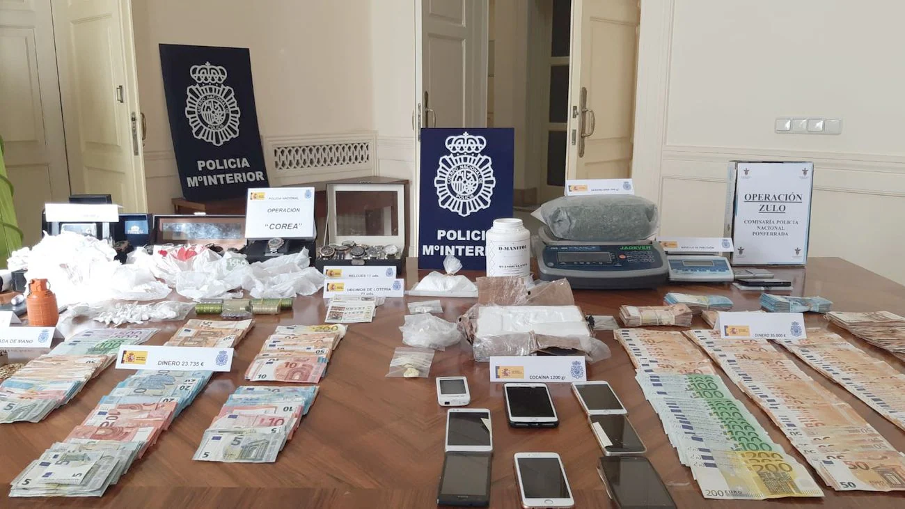 La Policía acaba con los grandes núcleos de distribución de droga en León con las operaciones 'Corea' y 'Zulo'