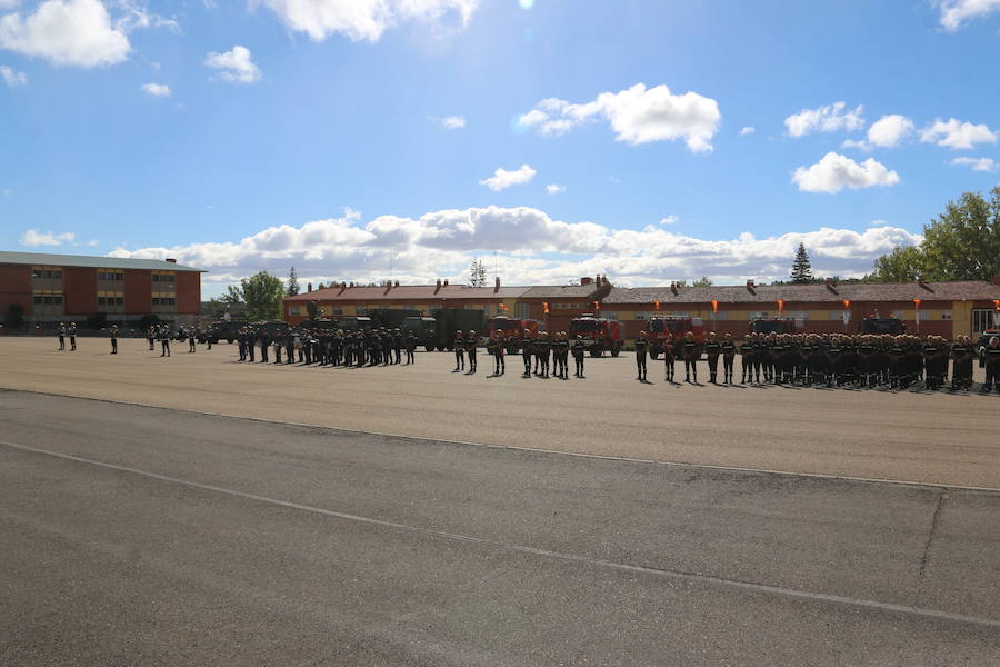 El V Batallón de Intervención en Emergencias de la Unidad Militar de Emergencias, con base en la localidad leonesa de El Ferral del Bernesga celebra la festividad en honor a su Patrona, Nuestra Señora del Rosario.