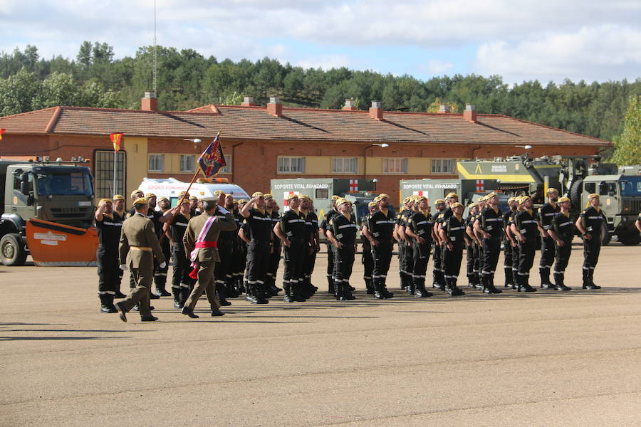 El V Batallón de Intervención en Emergencias de la Unidad Militar de Emergencias, con base en la localidad leonesa de El Ferral del Bernesga celebra la festividad en honor a su Patrona, Nuestra Señora del Rosario.