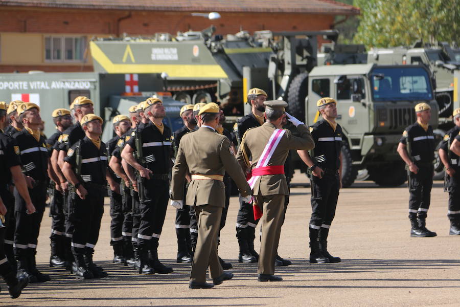 El V Batallón de Intervención en Emergencias de la Unidad Militar de Emergencias, con base en la localidad leonesa de El Ferral del Bernesga celebra la festividad en honor a su Patrona, Nuestra Señora del Rosario.