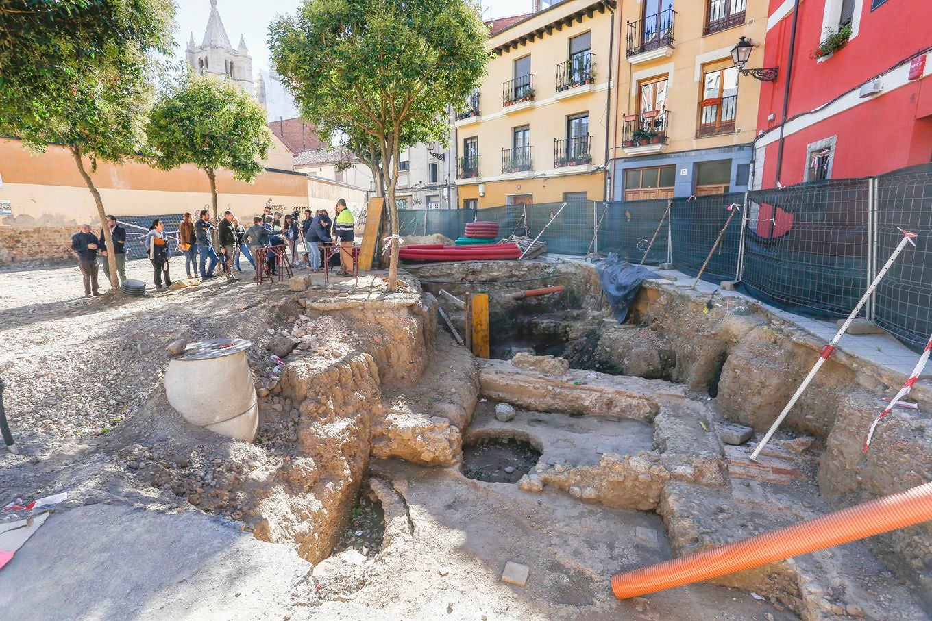 Fotos: Últimos trabajos antes de cubrir los restos romanos