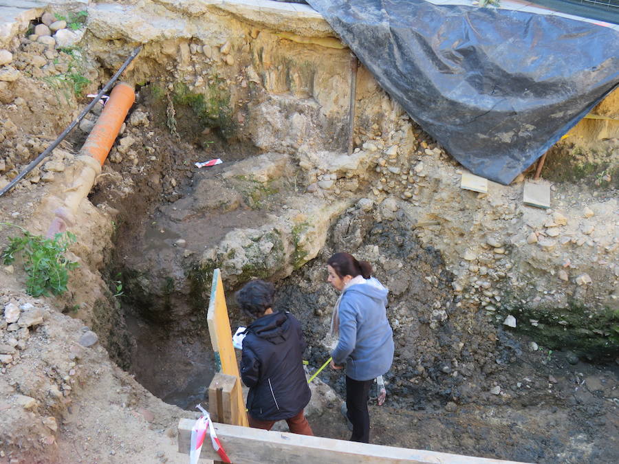 Fotos: Últimos trabajos antes de cubrir los restos romanos