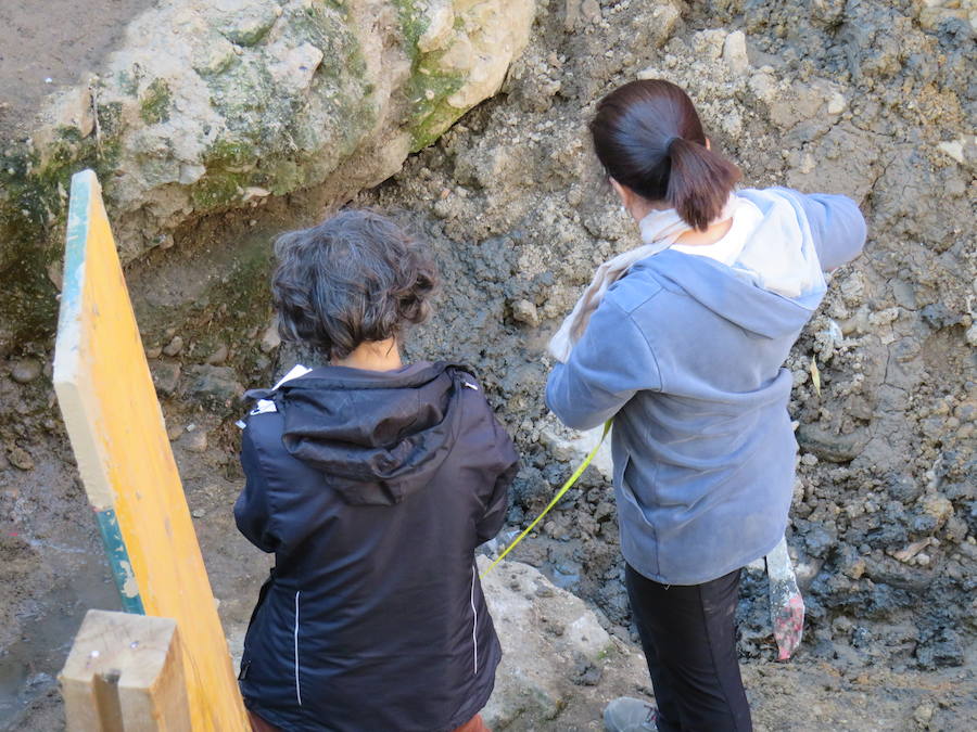 Fotos: Últimos trabajos antes de cubrir los restos romanos