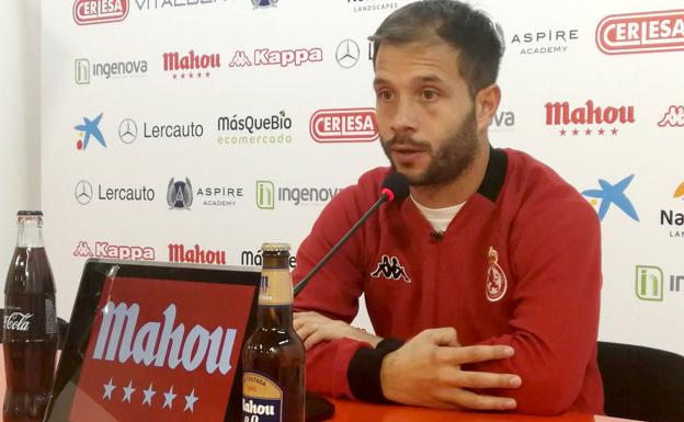 Antonio Martínez, en sala de prensa.