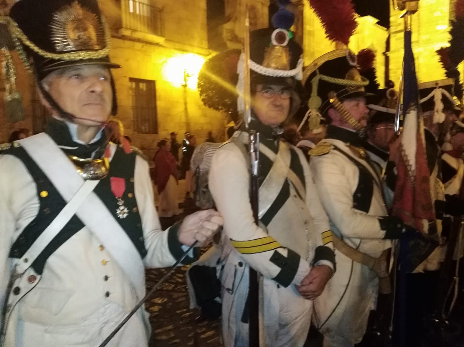 Llegada de Napoleón a la ciudad de Astorga antes de la gran batalla de las 3 Naciones