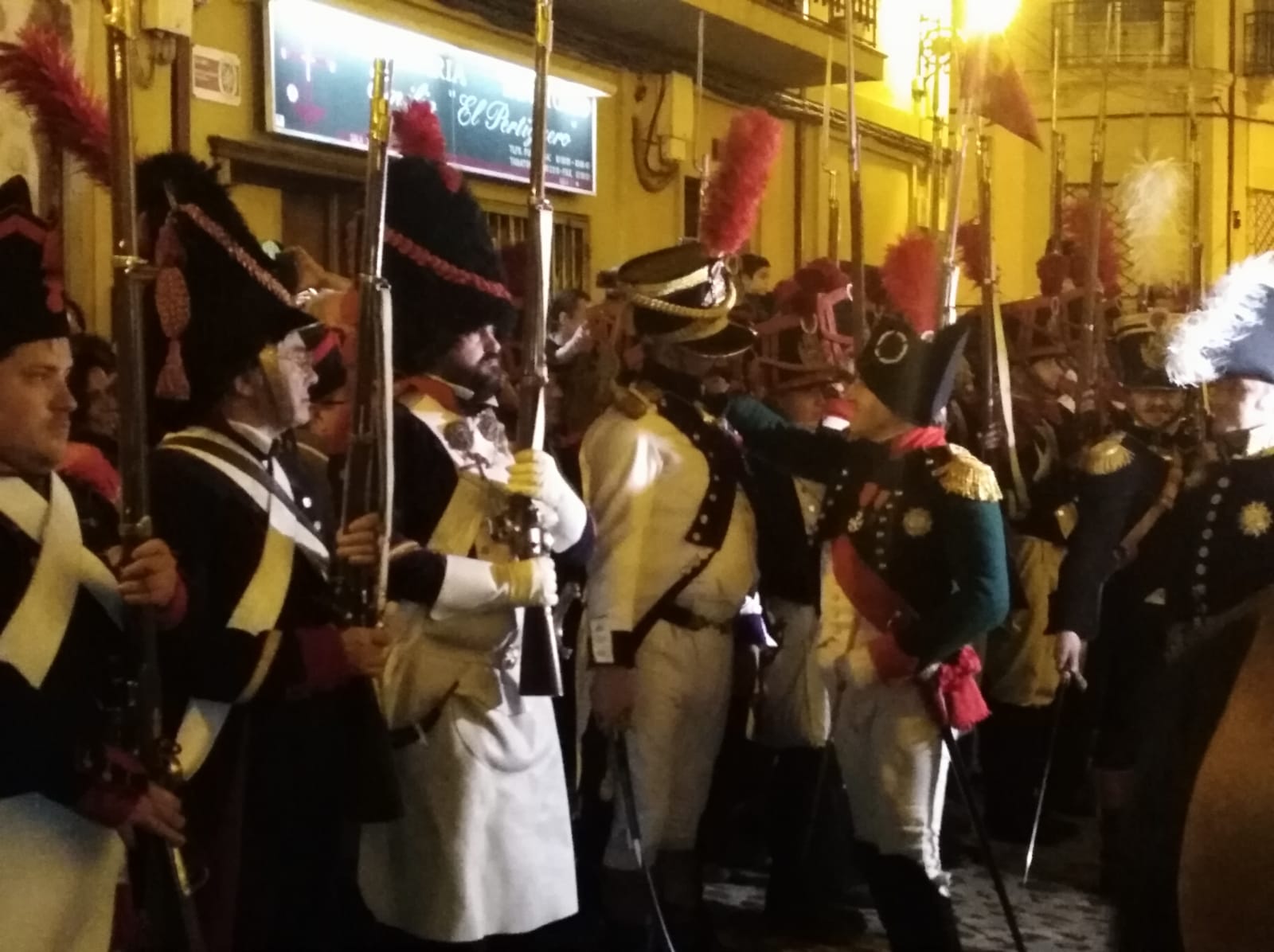 Llegada de Napoleón a la ciudad de Astorga antes de la gran batalla de las 3 Naciones