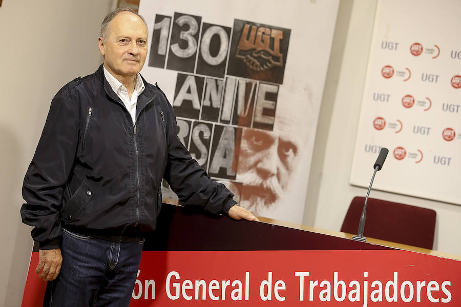 Fotos: Faustino Temprano, secretario general de UGT en Castilla y León