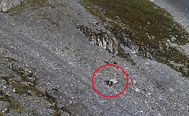 Rescante en el Macizo del Mampodre