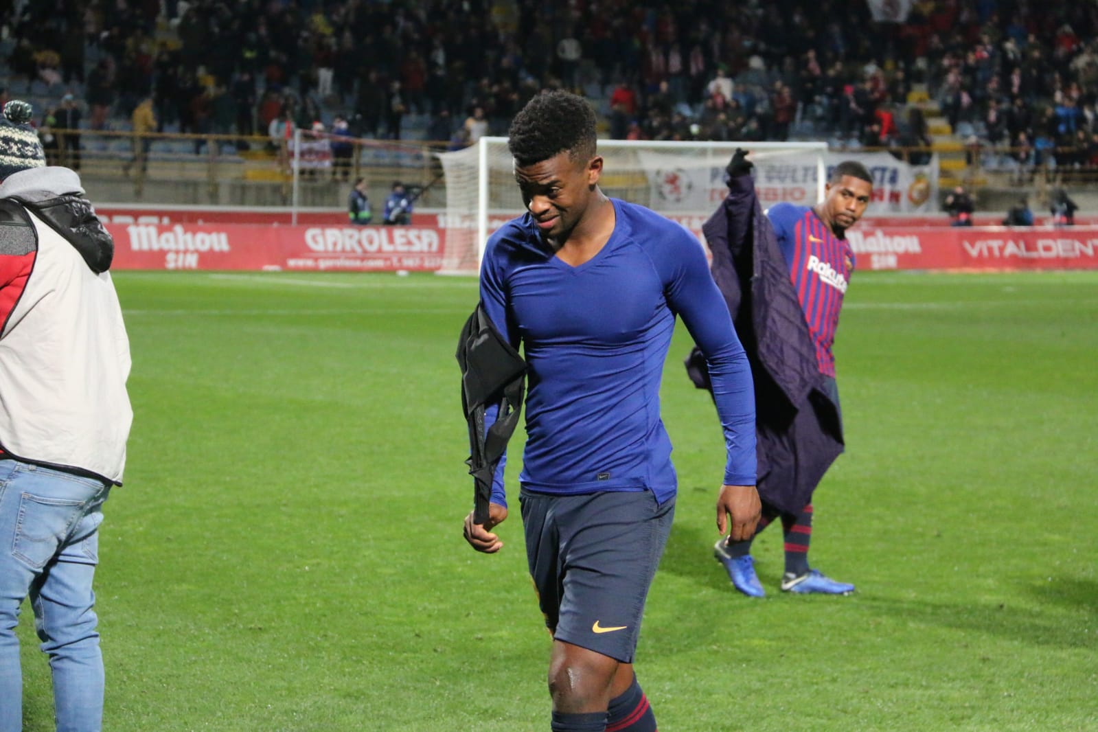 La grada del Reino de León arropó a la Cultural y Deportiva Leonesa en un gran partido ante el FC Barcelona