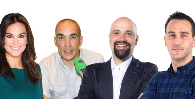 Mónica Carrillo, Javier Cancho, David del Cura e Isaac Asenjo. 