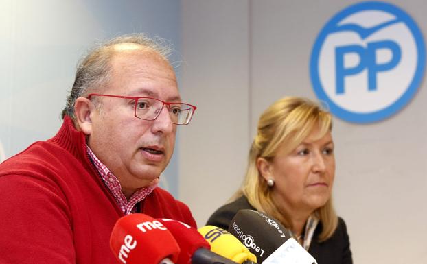 Eduardo Fernández, durante la rueda de prensa de este viernes.