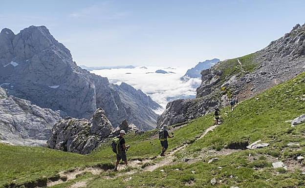 Vista de Picos de Europa. 