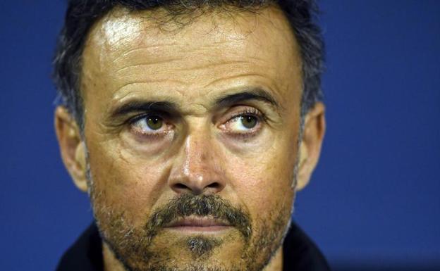 Luis Enrique, seleccionador español. 