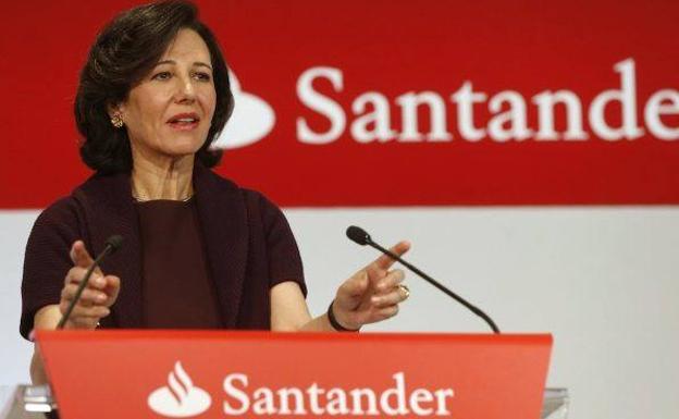 La presidenta del Santander, Ana Patricia Botín.