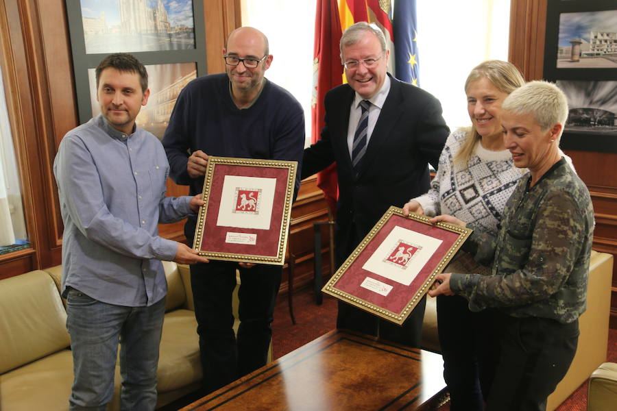 Fotos: Reunión del alcalde con los responsables de los restaurantes Estrella Michelín en León