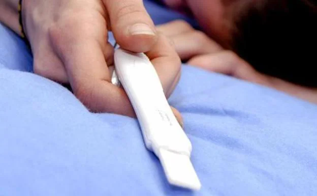 Imagen de un test de embarazo.