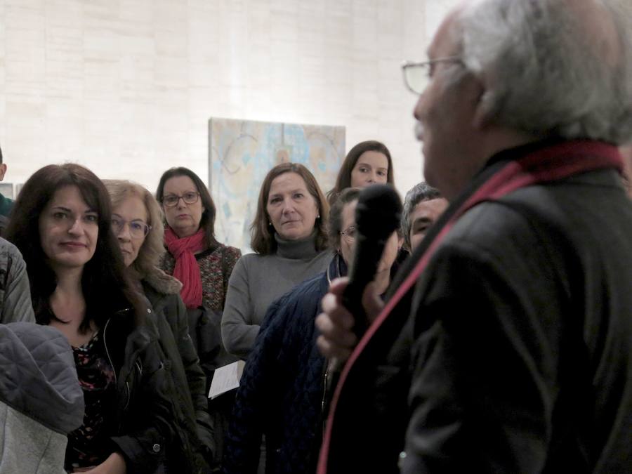 Fotos: Antonio Colinas, guía perfecto en el MUSAC