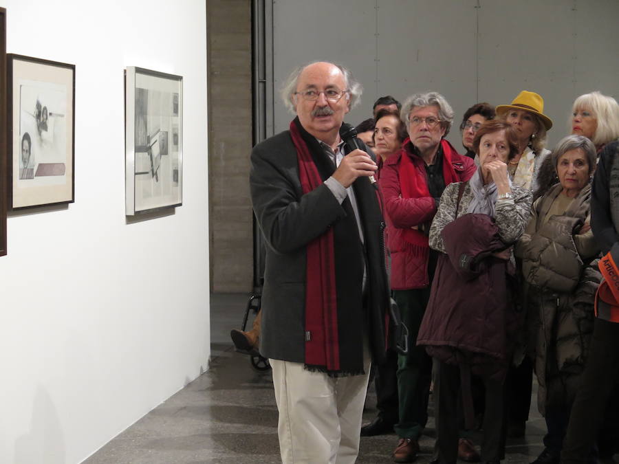 Fotos: Antonio Colinas, guía perfecto en el MUSAC