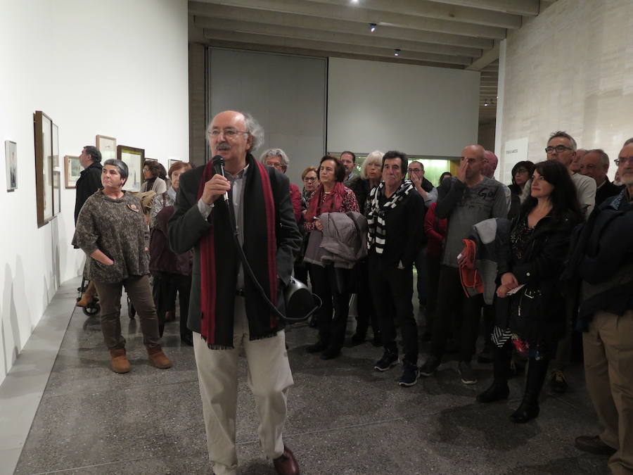 Fotos: Antonio Colinas, guía perfecto en el MUSAC