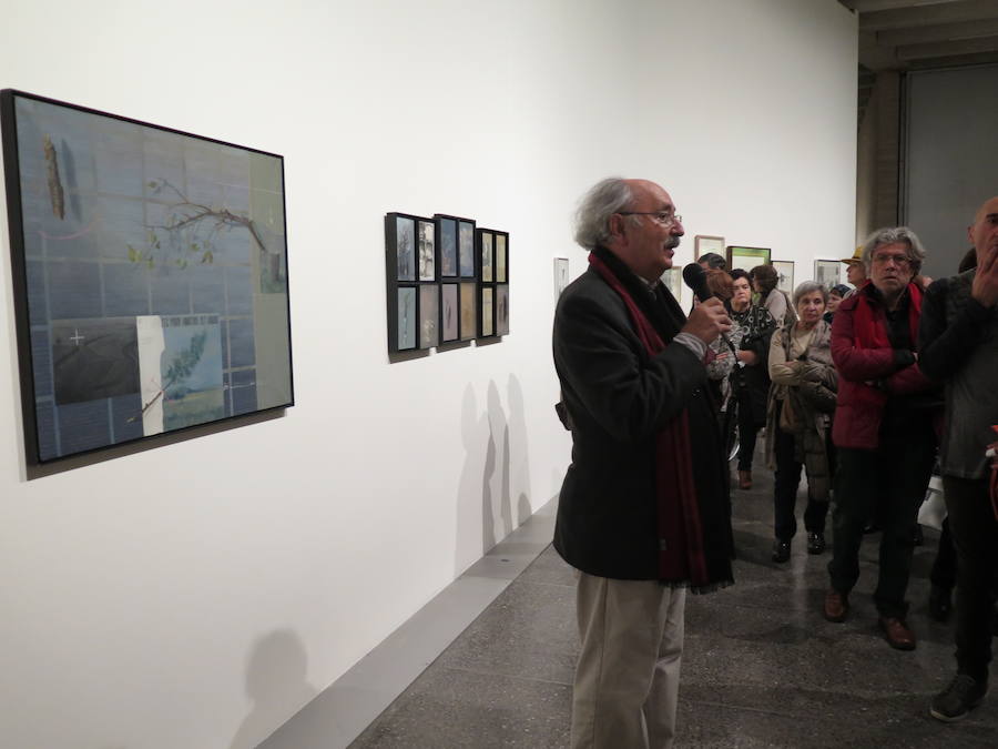 Fotos: Antonio Colinas, guía perfecto en el MUSAC