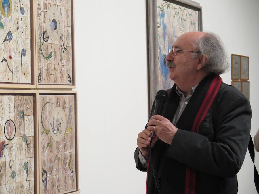 Fotos: Antonio Colinas, guía perfecto en el MUSAC