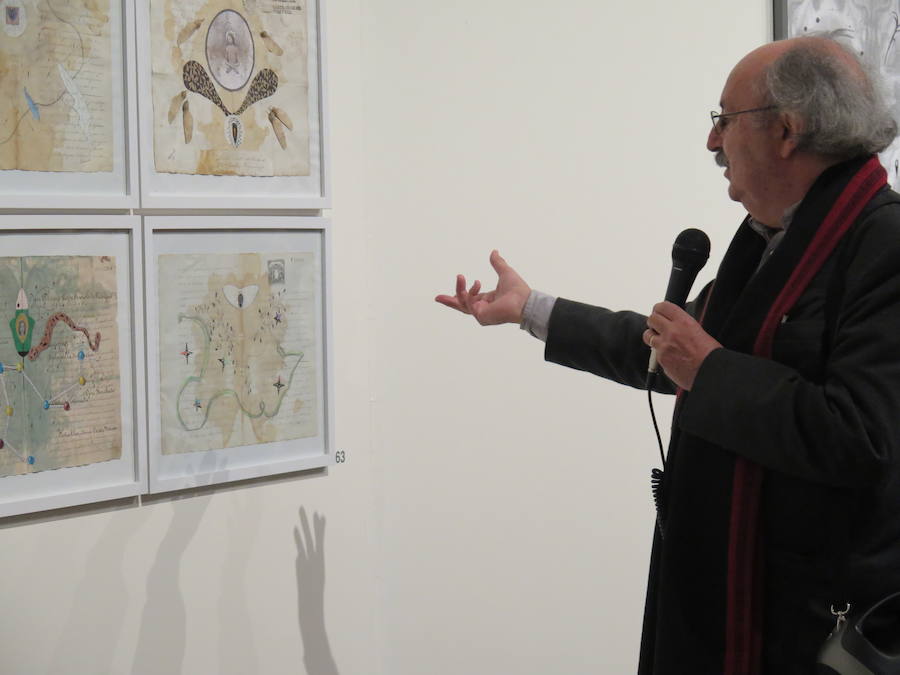 Fotos: Antonio Colinas, guía perfecto en el MUSAC