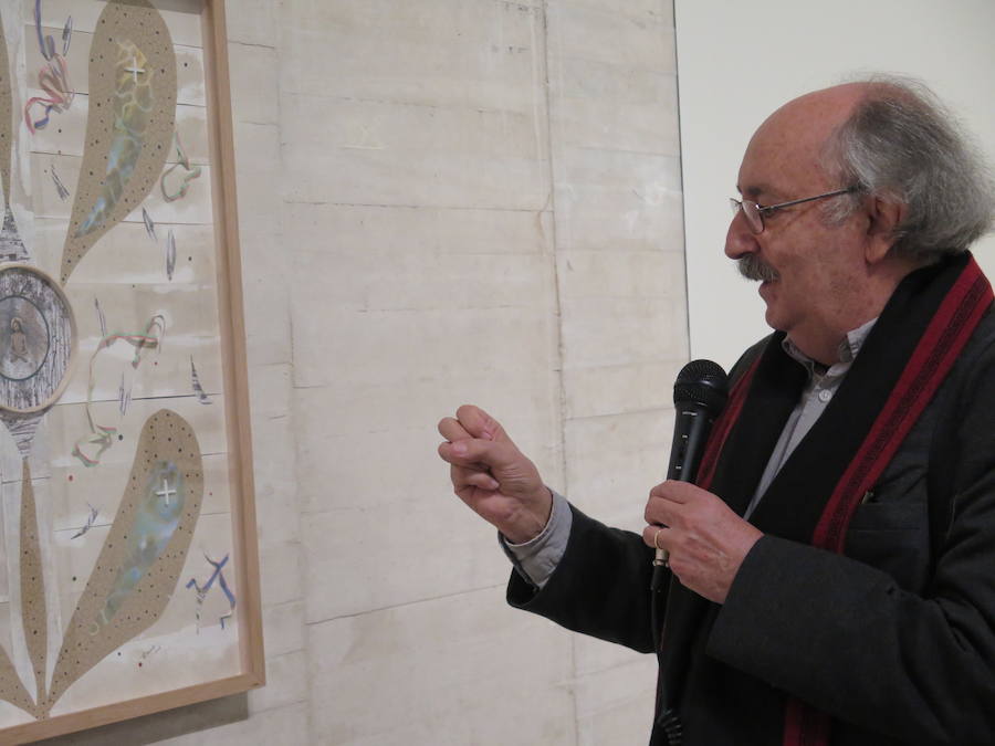 Fotos: Antonio Colinas, guía perfecto en el MUSAC